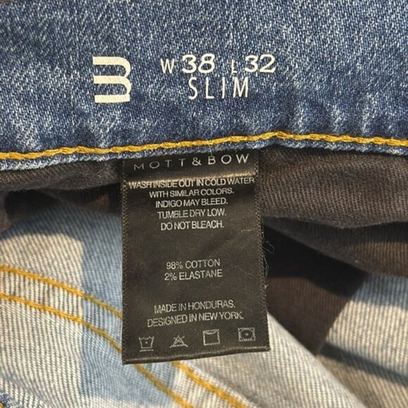 Mott Bow Slim Bens Size 38 X 32 - Picture 7 of 8